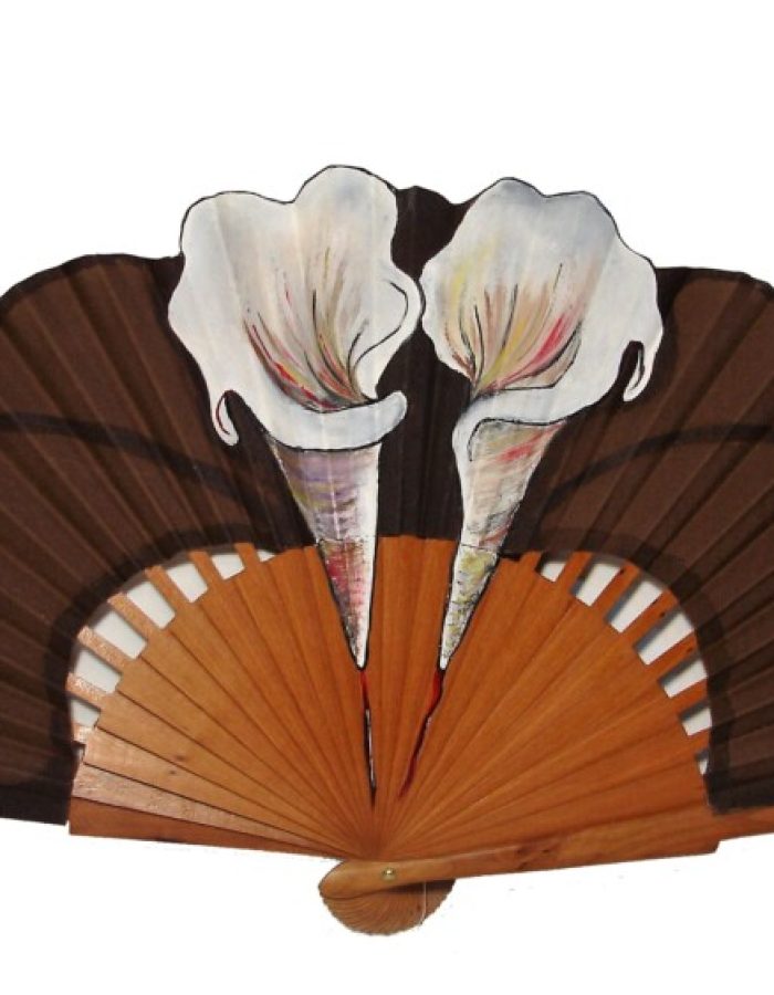 Dúo de Calas en marrón