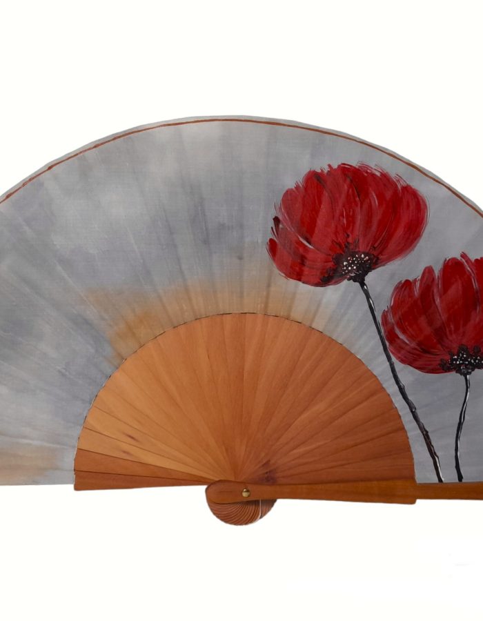 Dúo de flores rojas